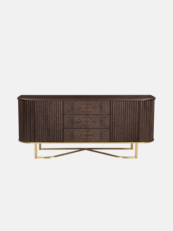 Solid Wood Storage Sideboard
