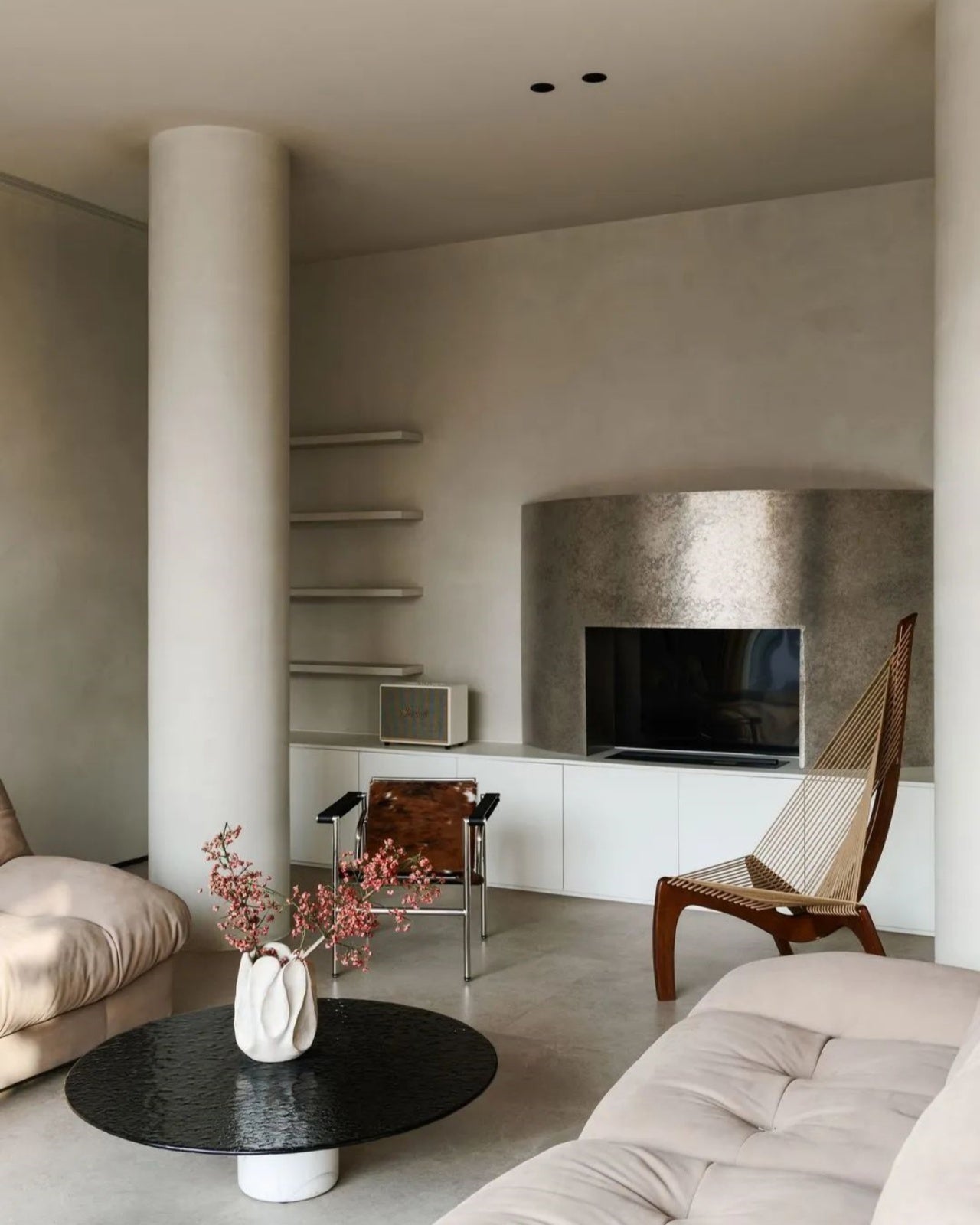 Soft Structure: The Spatial Philosophy of a Beige Sofa