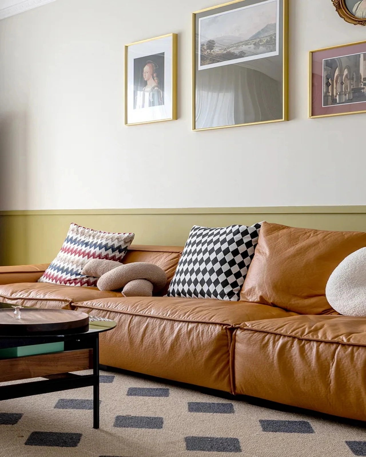 Modern Caramel Leather Sofa: Stylish Choice to Elevate Your Home