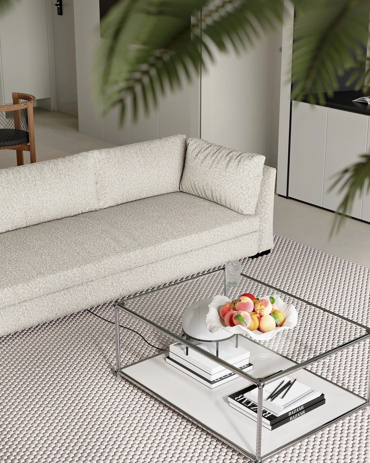 The minimalist white fabric sofa: The centerpiece of modern home design