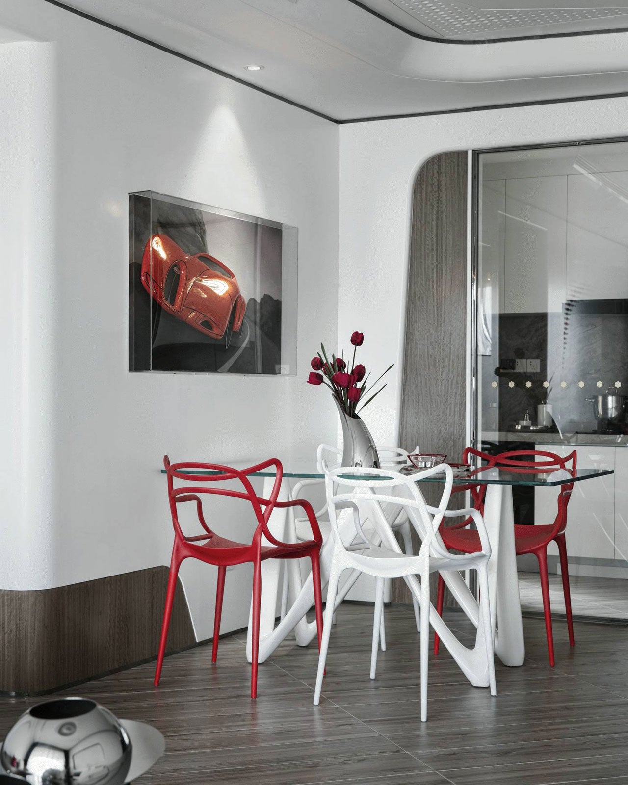 Bold Design: The Red Deconstructed Chair