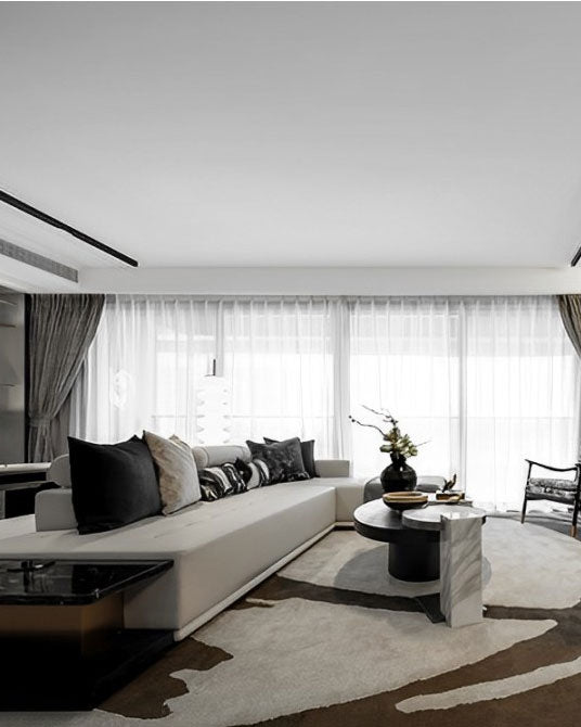 Stylish and Functional: the L-Shaped White Leather Sofa