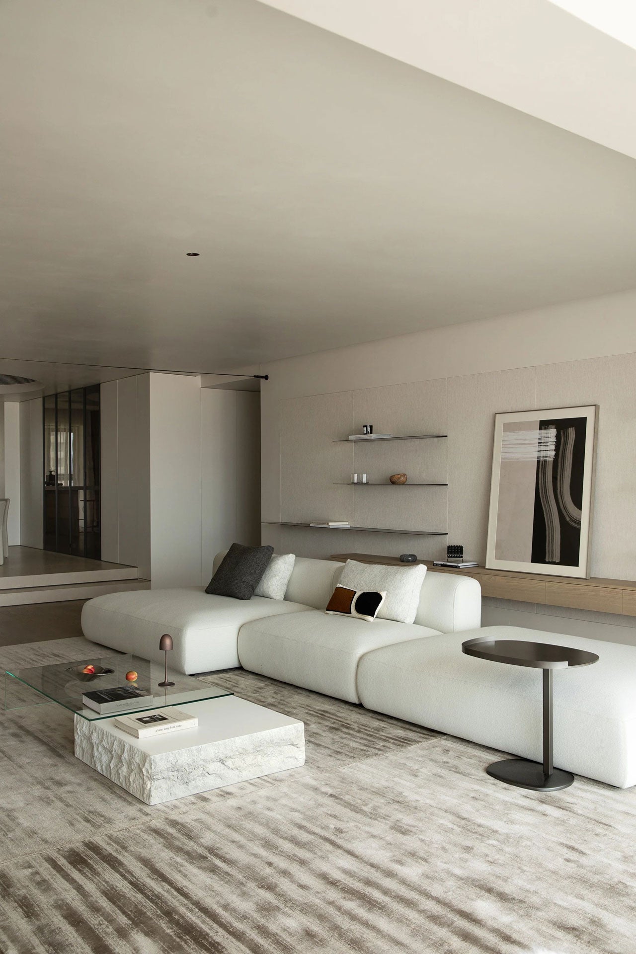 Embrace Minimalism: Designing with a Minimalist White Fabric Sofa