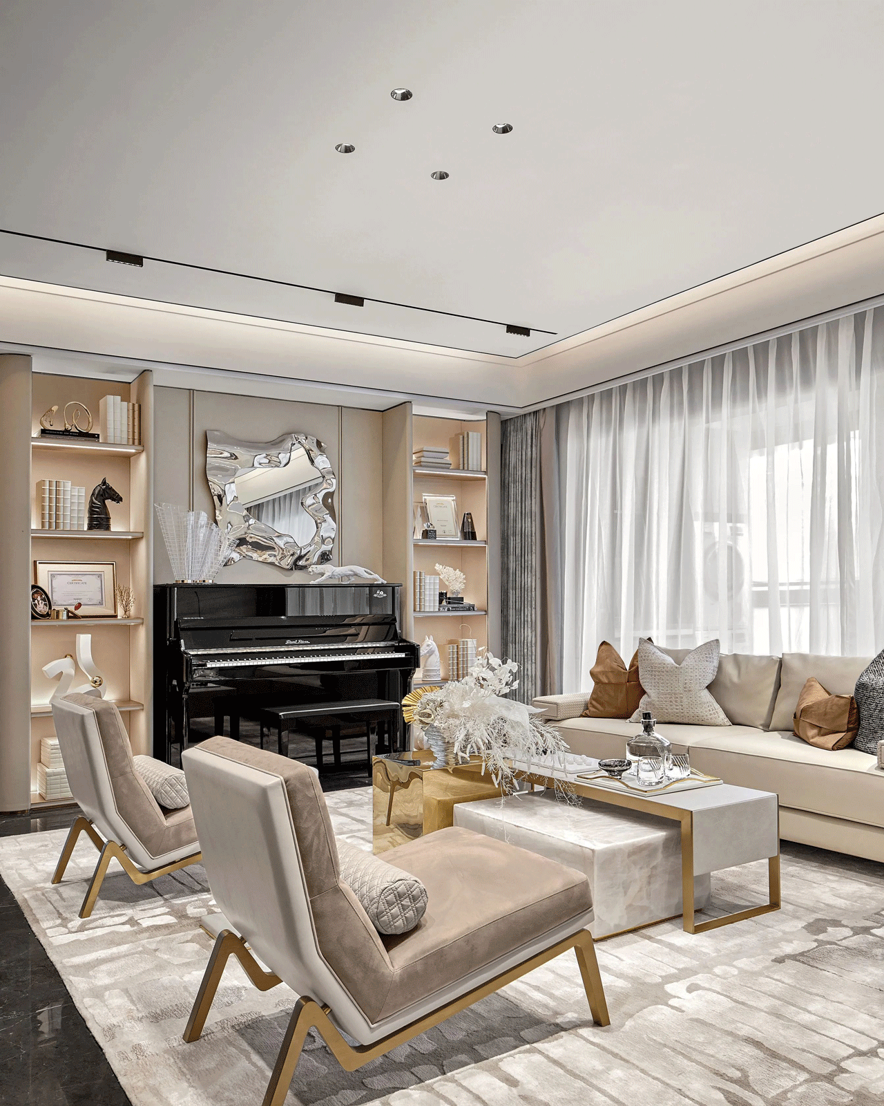 Cozy Home Decor: Featuring the Woven Beige Leather Sofa