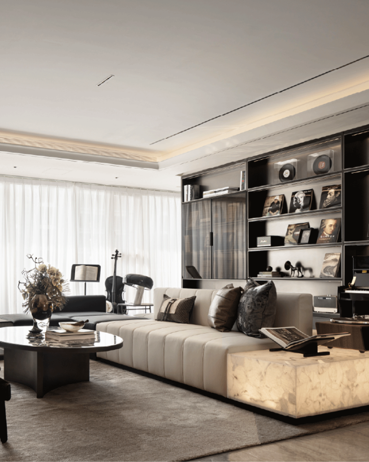 Layered Aesthetics in Continuous Progression