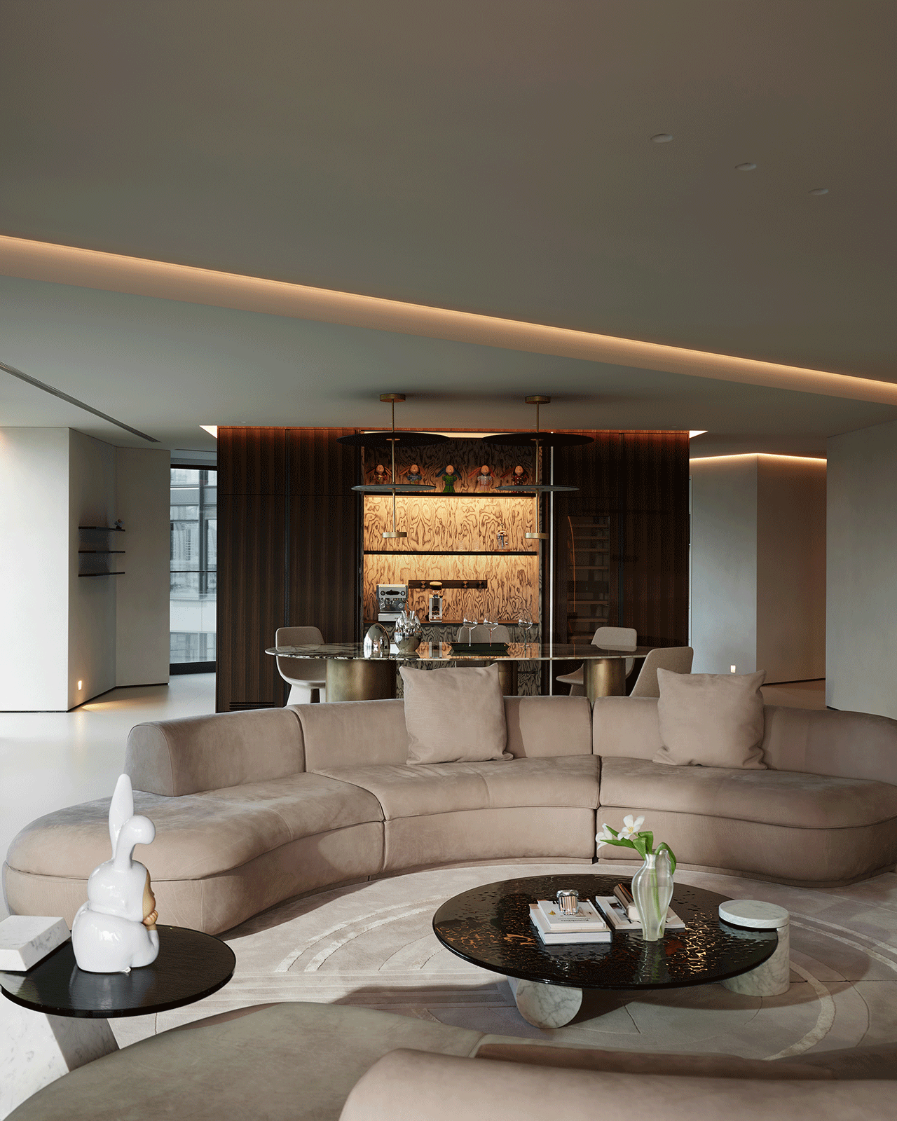 Dine in Style: Elevate with an Oval Marble Dining Table