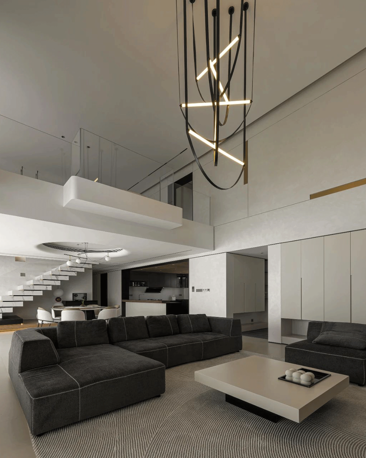 Elevate Your Space: Explore the Minimalist Grey Fabric Sofa