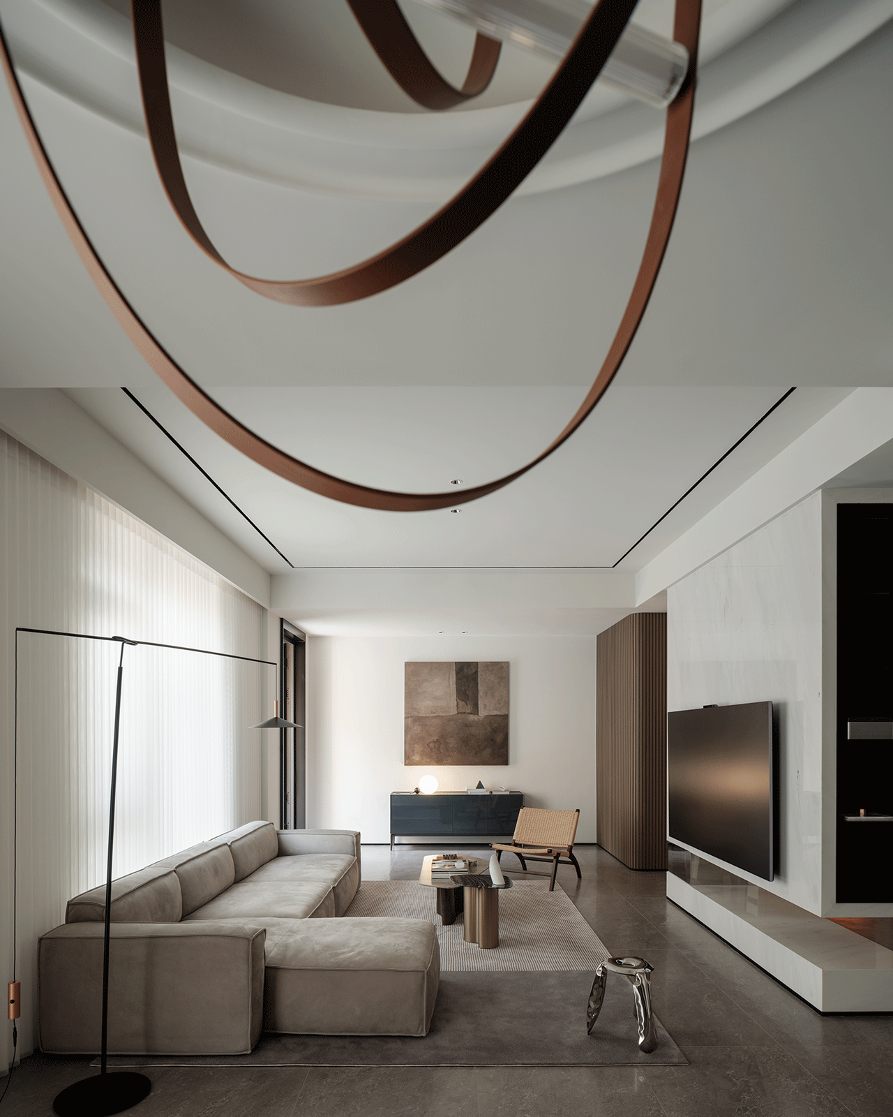 Modern Minimalist Design: The Grey Modular Sofa