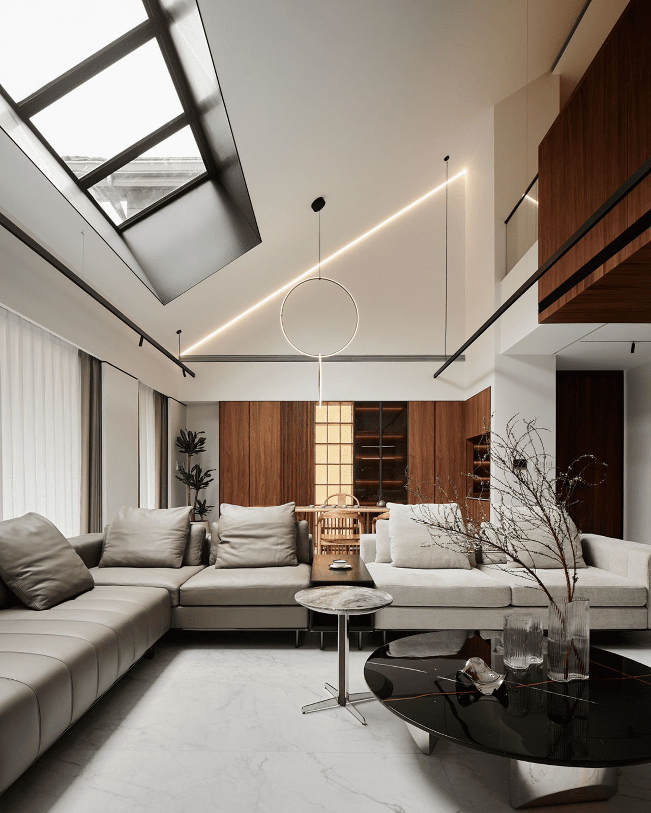 Modern Comfort with a Minimalist Leather Sofa