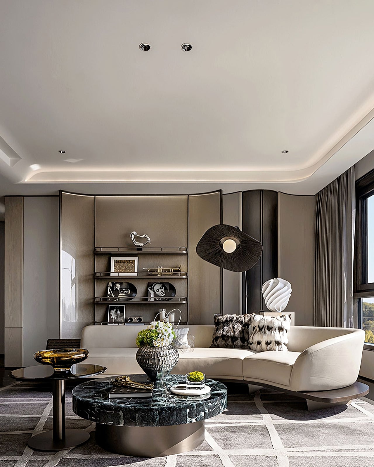 Ashen Gold: Crafting an Opulent Living Space