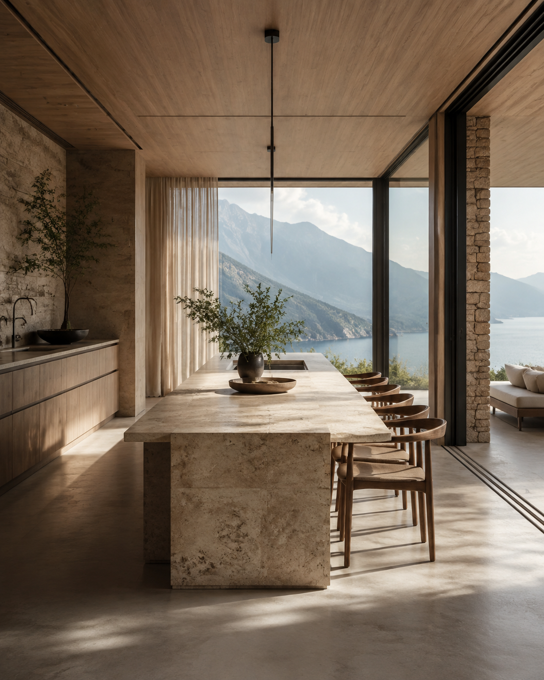 Back to Nature: A Long Dining Table for Everyday Living