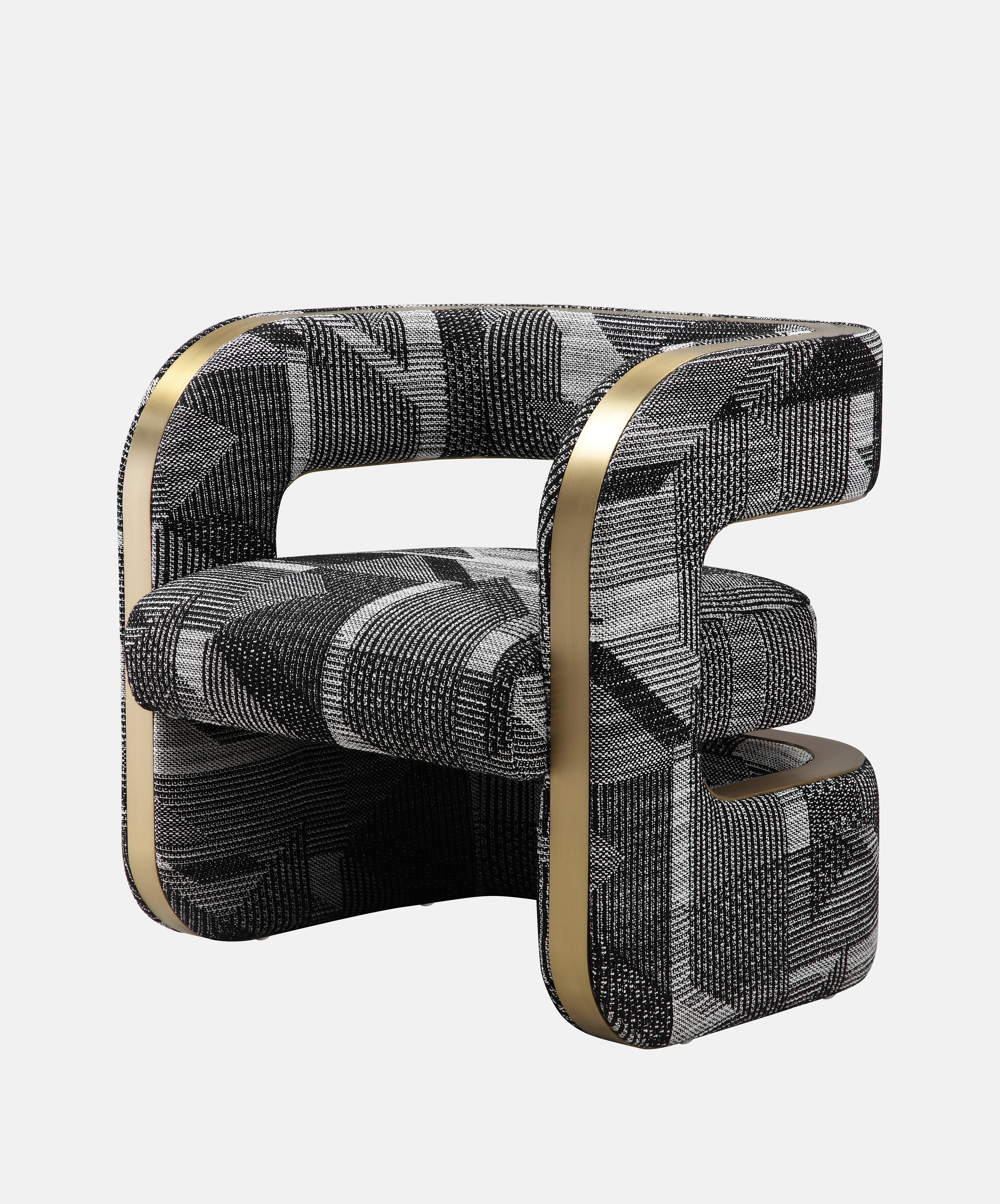 Geometric Pattern Chair Geometric Pattern Armchair – AWCASA